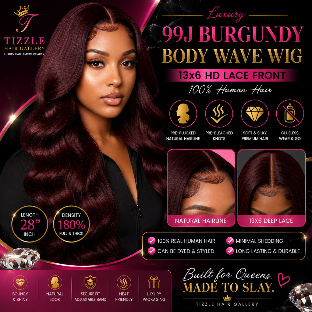 28 Inch 99j Burgundy Lace Front Wigs Human Hair Red Burgundy Wig 180% Density 13x6 Body Wave Lace Front Wigs Pre Plucked Glueless Lace Front Wigs Human Hair for Women