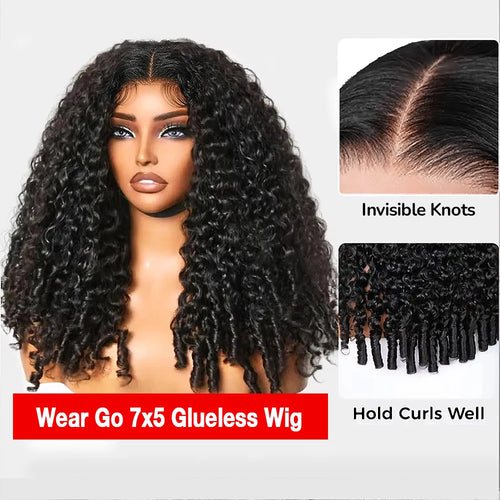 300% Density Burmese Curly 13x6 HD Lace Frontal Glueless Human Hair Wig