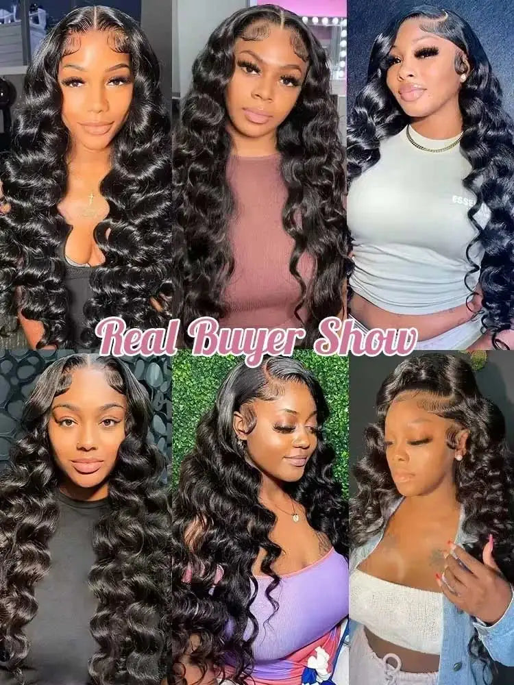 Loose Deep Wave 13x6 Lace Front Human Hair Wig 250% Density