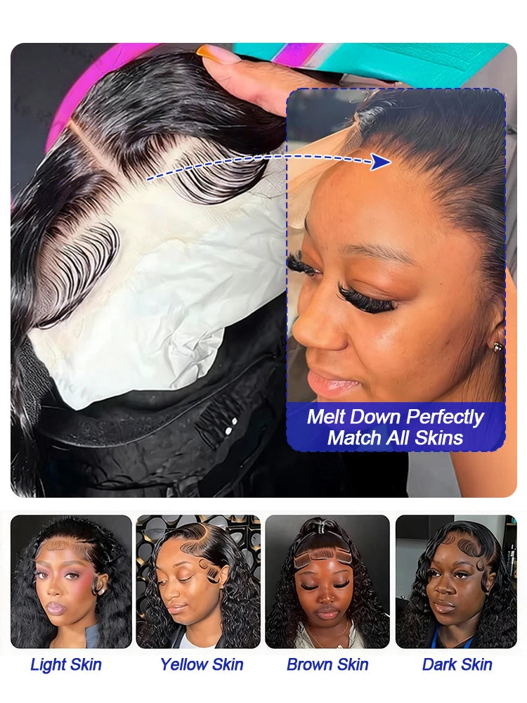 Tizzle Deep Wave Luxe | 13×6 HD Lace | 300% Density