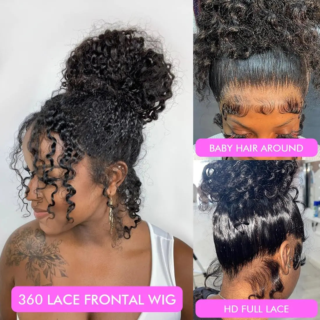 Tizzle 360 Curly Wave | Full Lace | 250% Density