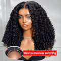 300% Density Burmese Curly 13x6 HD Lace Frontal Glueless Human Hair Wig