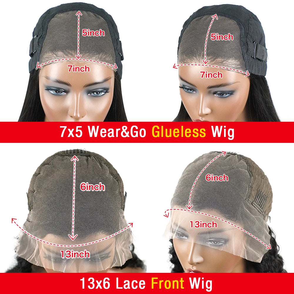 300% Density Burmese Curly 13x6 HD Lace Frontal Glueless Human Hair Wig