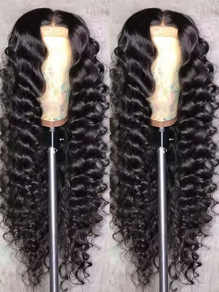 Loose Deep Wave 13x6 Lace Front Human Hair Wig 250% Density