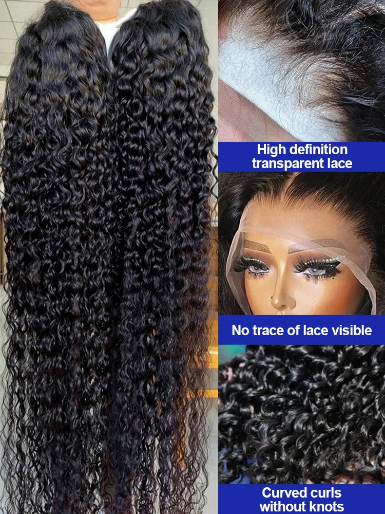 Tizzle Deep Wave Luxe | 13×6 HD Lace | 300% Density