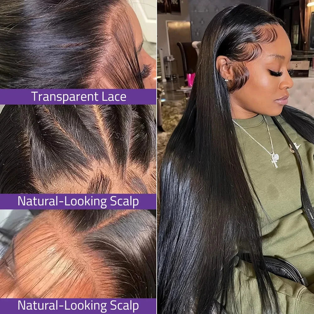 Tizzle Signature 13x6 HD Lace Front Wig — Bone Straight Brazilian Human Hair