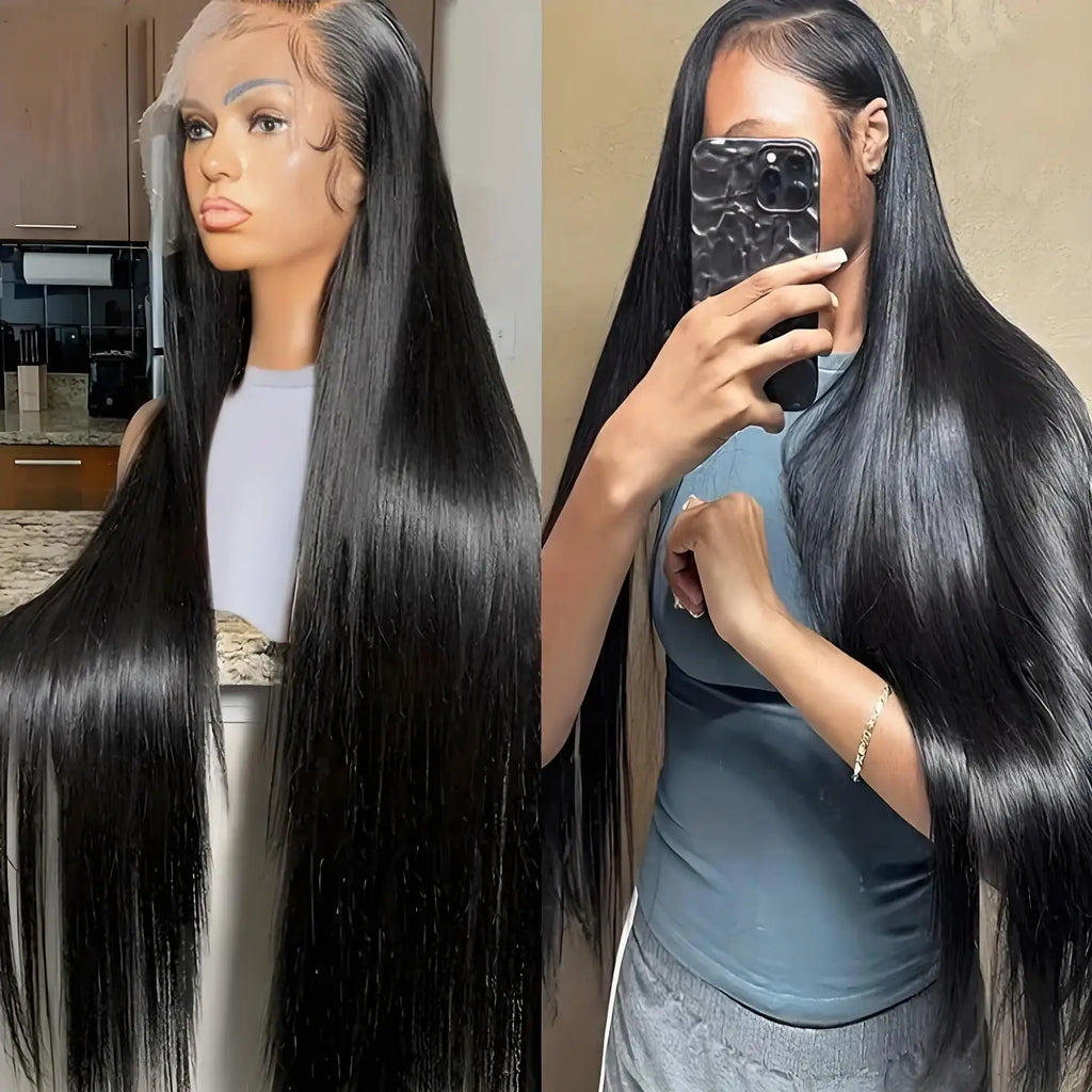 Tizzle Signature 13x6 HD Lace Front Wig — Bone Straight Brazilian Human Hair